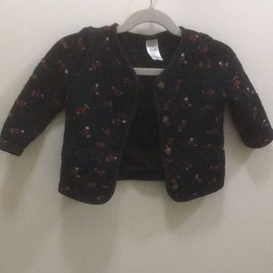 Carter's quilted cotton jacket 12m